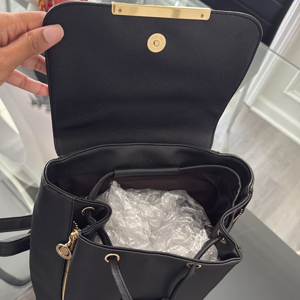 Faux leather backpack - Picture 7 of 10